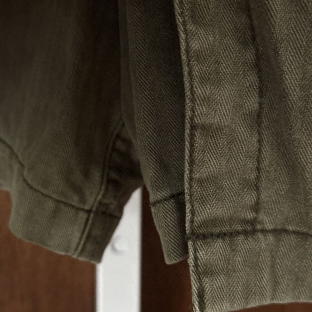 Free People Womens Olive Green Layered Front Shorts/Skort Size XS Pleated Pocket - Picture 4 of 8